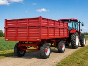 Burty do przyczepy AUTOSAN D-35 – komplet z nadstawkami 3800 × 1930 mm