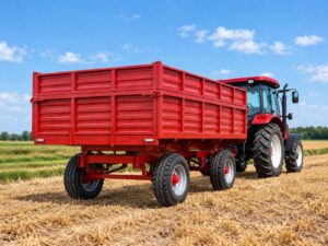 Burty do przyczepy AUTOSAN D-35 D-44 – komplet z nadstawkami 3850 × 1930 mm