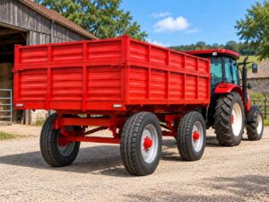 Burty do przyczepy AUTOSAN D-50 D-55 – komplet z nadstawkami 4600 × 2230 mm