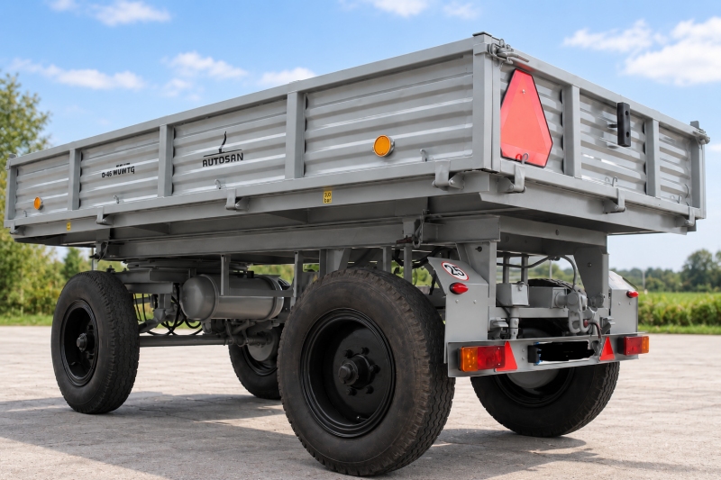 Remont przyczepy AUTOSAN D-732 – odnowiona przyczepa rolnicza